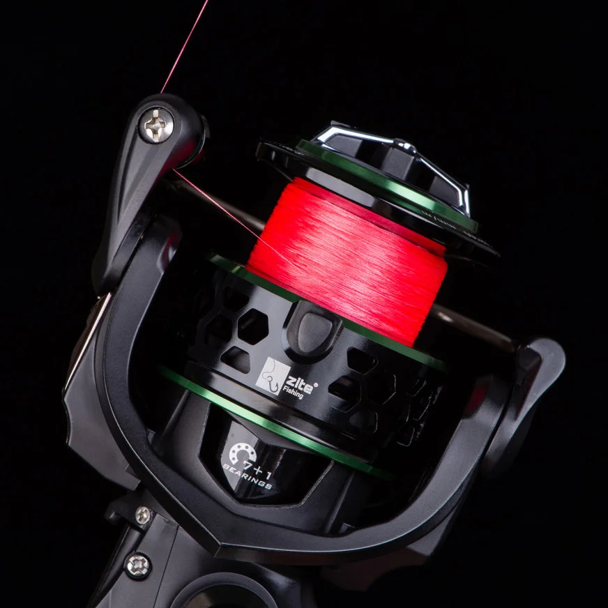 3x Geflochtene Schnur Forellen UL Angeln Rot 155m 0,06mm Zite Fishing - Anwendungsbeispiel