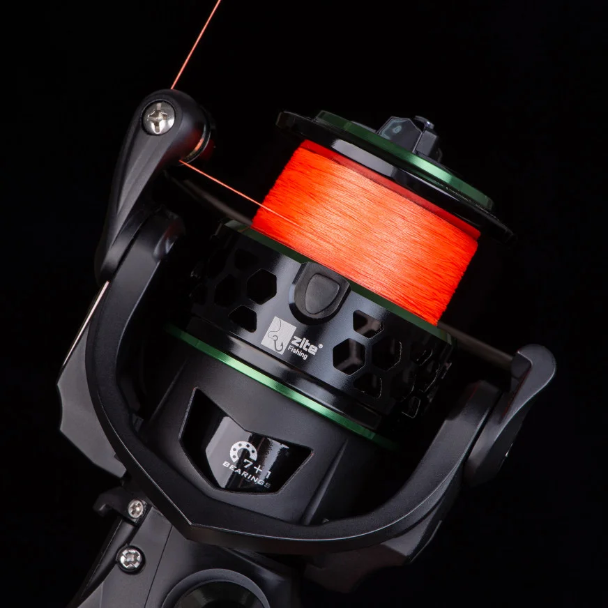 8x Geflochtene Angelschnur Hecht Angeln 155m 0,16mm 10kg Orange Zite Fishing - Anwendungsbeispiel