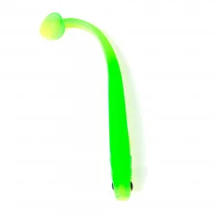 Inzite Shad Zander Gummiköder 12 cm 5 Stück Tüte Lime Bomb - Praktische Rückentasche