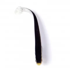 Gummifisch Zanderangeln 5 Stück Gummiköder Inzite Shad 12cm Golden Voltage - Praktische Rückentasche