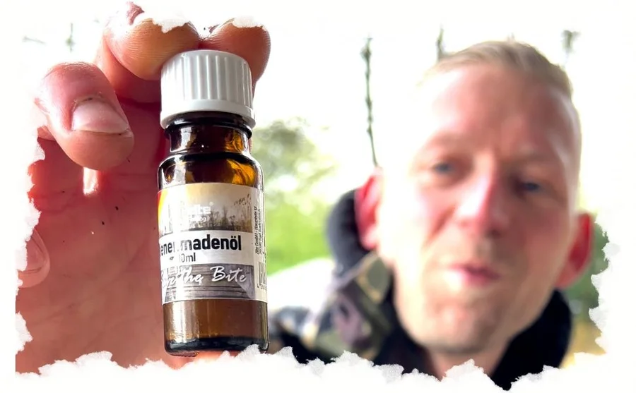 Zite Fishing Bienenmadenöl 10 ml - Unser Bienenmadenöl im Outdoor-Einsatz