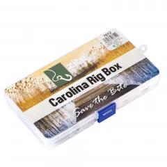 Carolina & Texas Rig Box 70-teilig Finesse Drop Shot Set Zite Fishing - Ordnung dank Köderbox