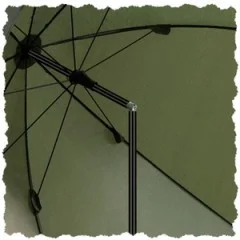 Schirmzelt Geschlossen als Angelschirm Zelt 250cm Zite Fishing - 45 Grad abknickbar