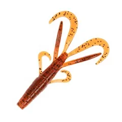 Creature Bait Angelköder Barsch Purple Hectic 12 Stück 7,5cm Zite Fishing - 2 Füße und 4 Sichelschwänze