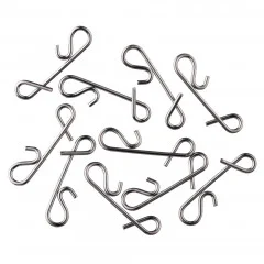 Knotenlos Verbinder Angelwirbel No Knot Set Größe L 30 tlg. Zite Fishing - 30 Stück in einer Packung