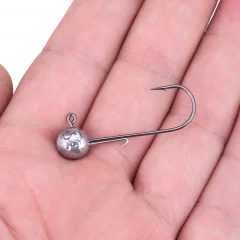 Zite Fishing 1/0 Jighaken 3,5g 5 tlg. - Ideal für Gummiköder bis 6 cm