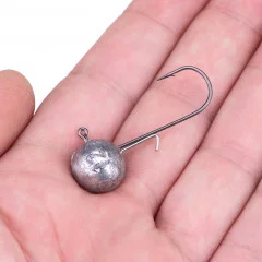 Zite Fishing 1/0 Jighaken 12g 5 tlg. - Ideal für Gummiköder bis 6 cm