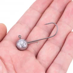Zite Fishing 3/0 Jighaken 10g 5 tlg. - Ideal für Gummiköder bis 8 cm