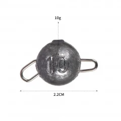 Zite Fishing Cheburashka Blei Jighead 10g 5 Stück - Flexibilität & Langlebigkeit