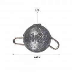 Zite Fishing Cheburashka Blei Jighead 12g 5 Stück - Flexibilität & Langlebigkeit