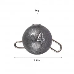 Zite Fishing Cheburashka Blei Jighead 14g 5 Stück - Flexibilität & Langlebigkeit