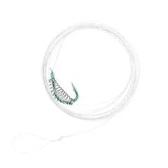 Teighaken Forellenteig Vorfachhaken - 10 gebundene Haken 200 cm 0,18 mm - Größe 12 - Zite Fishing - Zuverlässige Stabilität und flexible Anwendung