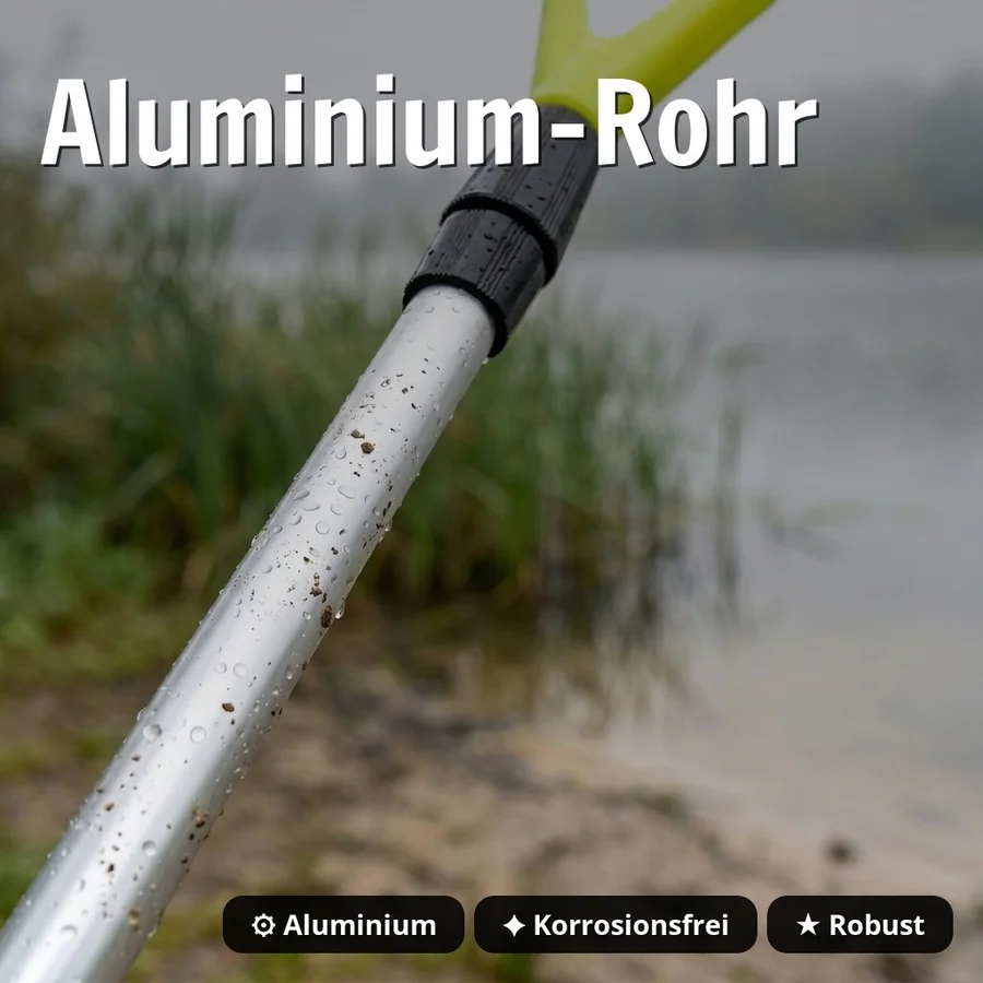 Zite Fishing Teleskop-Rutenhalter 5er Set – 75–135 cm, Aluminium, V-Auflage mit Schnurlaufkerbe - Aluminium-Rohr