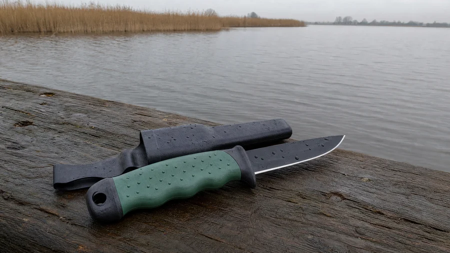 Angelmesser mit Gürtel-Messerscheide 22cm Zite Fishing - Detaillierte Übersicht