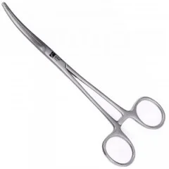 Kescher Gummiertes Netz 160cm als Angelkescher + Hakenlöser Zange Zite Fishing - Gebogene Spitze