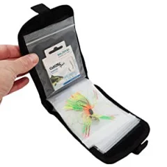 Zite Fishing Vorfachtasche 13x19cm + 5x Aalhaken Gr.1 + 5x Aalhaken Gr.2 - Separate Beutel