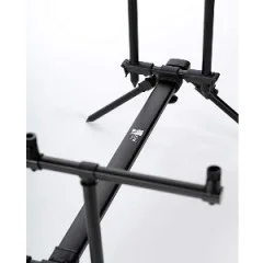 Zite Fishing Rod Pod 3 Ruten + 6x Schnellverschluss Adapter Aluminium - Teleskopierbar