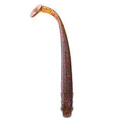 Gummifisch Zanderangeln 5 Stück Gummiköder Inzite Shad 12cm Liquid Oil - Praktische Rückentasche