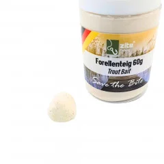 Zite Fishing Forellenteig 60g Trout Bait als Forellenköder Knoblauch weiß - Leicht formbar