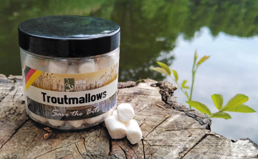 Knoblauch Troutmallows Forellen Marshmallow Kunstköder Weiß 40 g Zite Fishing - Unsere Troutmallows im Outdoor-Einsatz!