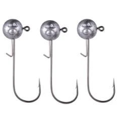 Inzite Shad Starterbox-Set 39 Zander Gummifische 12cm, 6 Jighaken, 24 Snaps + Köderbox - 6 spitze Jighaken