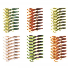 Inzite Craw Starterbox Creature Bait Set Barsch Zander Köder Set Zite Fishing - 48 Creature Baits Gummiköder