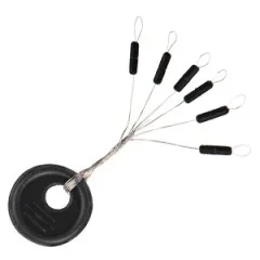 Sbirolino Starter-Box Halbsinkend & Schwimmend, Vorfachhaken, Wirbel & mehr Forellen-Angeln - Sichere Befestigung durch Schnurstopper