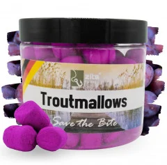 Troutmallows Angelköder Forelle Lila Pflaumen-Aroma 40 g Zite Fishing - Praktisch verpackt!