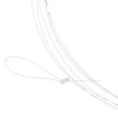Allround Vorfachhaken Gebunden Nylonvorfach 70 cm 0,18 mm - Größe 12 Zite Fishing - Nylonvorfach mit abgestimmter Stärke