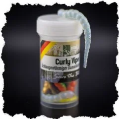 Curly Viper Allround Mix Knoblauch 6,5 cm Rotationsköder Forelle 8 Stück - 8 Stück in einer Dose