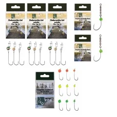 XXL Forellen Gummiköder Set - UL-Köder Bundle mit Mighty Mag, Curly Viper, Twerky Tailer & Haken + GRATIS ÜBERRASCHUNG - Mit viel Zubehör
