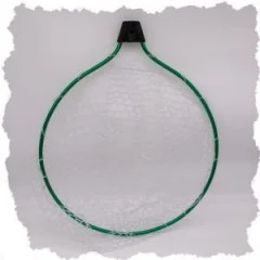 Trout Spoon Forellenkescher Gummiert & Teleskopierbar 190cm PVC-Netz 45cm - Praktische Größe