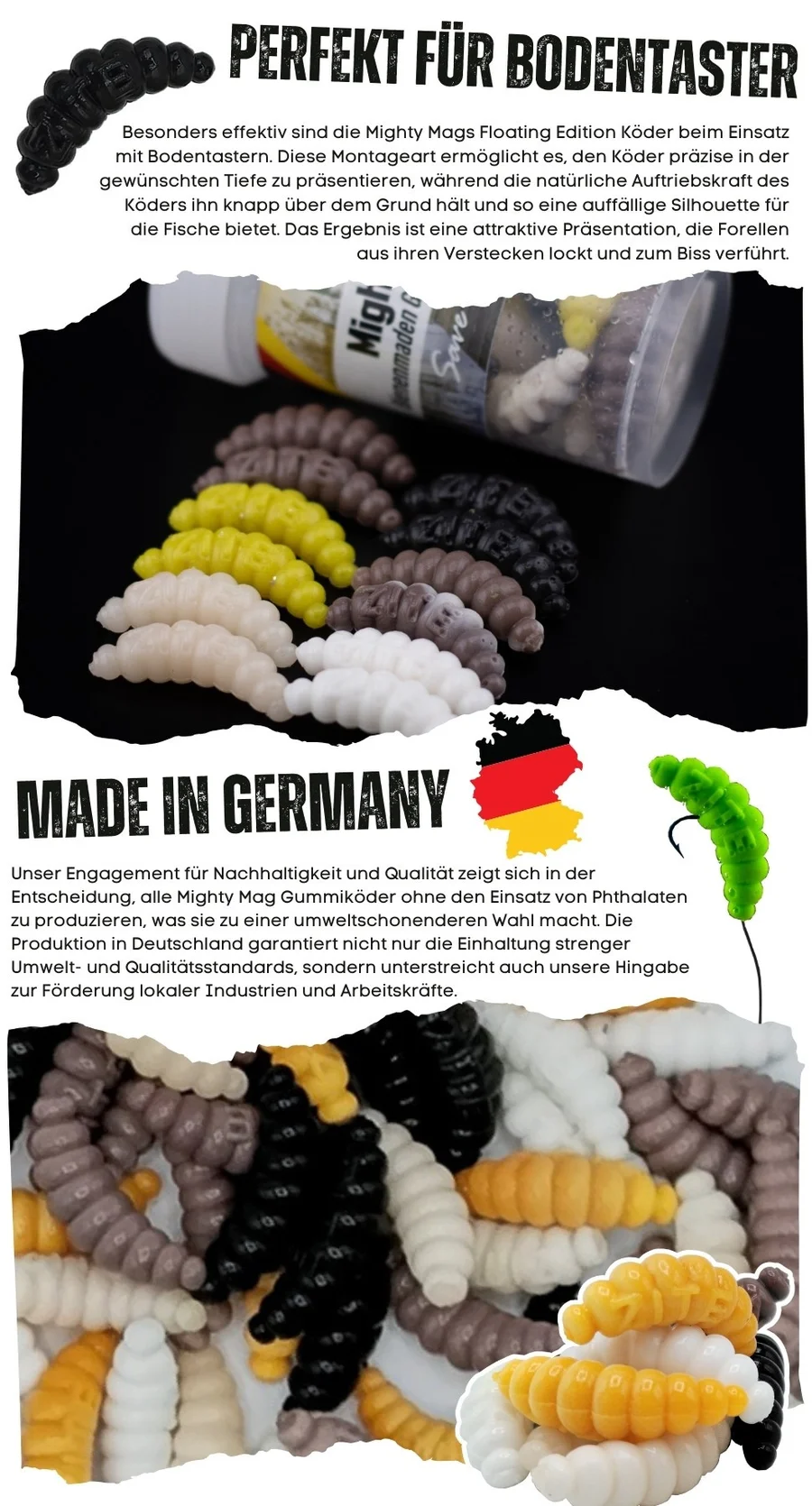 Zite Fishing Mighty Mag Natur Mix Floating Edition Käse 2,8 cm 12 Stück - Detaillierte Übersicht