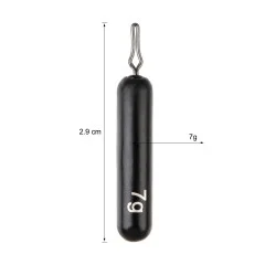 Zite Fishing Tungsten Drop Shot Gewichte 3 x 7,2g - Nachhaltige Wahl