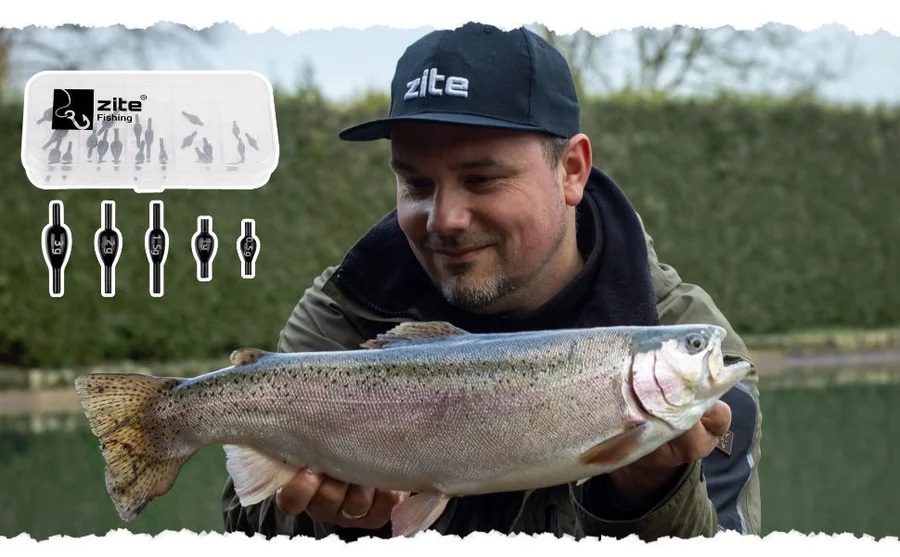 Fixdrops Blei Set 25 STK in Sortierbox 0,5-3g Forellenbleie Grundangeln - Unsere Forellenblei im Outdoor-Einsatz