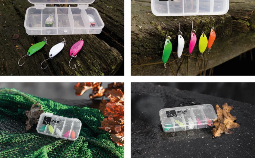 Forellen Spoons Set Neon einfarbig 5 Stück Zite Fishing - Unsere Forellen-Blinker im Outdoor-Einsatz