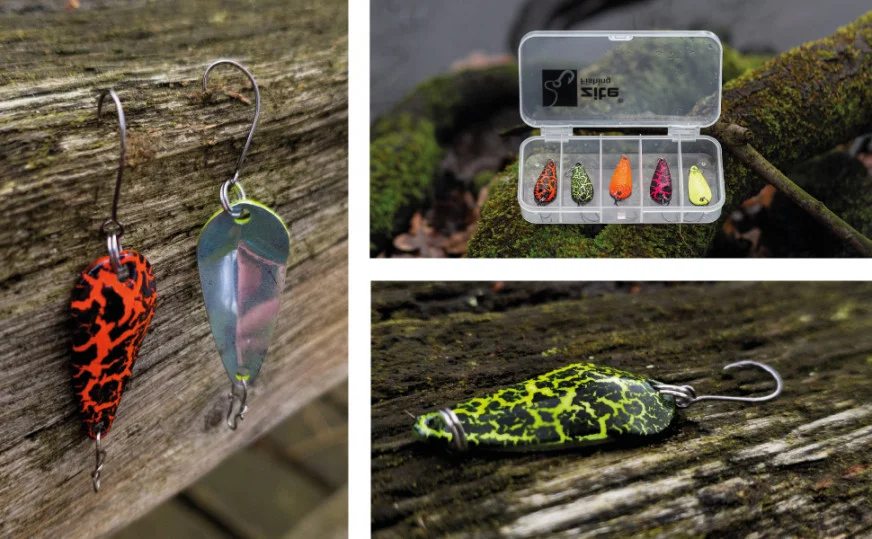 Zite Fishing Forellenblinker Neon 5er Set 3 cm 3 g - Unsere Forellen-Blinker im Outdoor-Einsatz