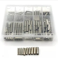 Zite Fishing Klemmhülsen Sortiment - 150 Quetschhülsen Angeln in Box - Stahlvorfächer selber bauen