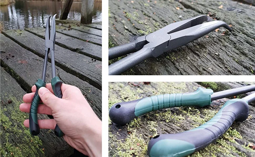 Zite Fishing Extra Stabile XXL Hakenlöser Zange Longnose 28cm - Unsere Hakenzange im Outdoor Einsatz