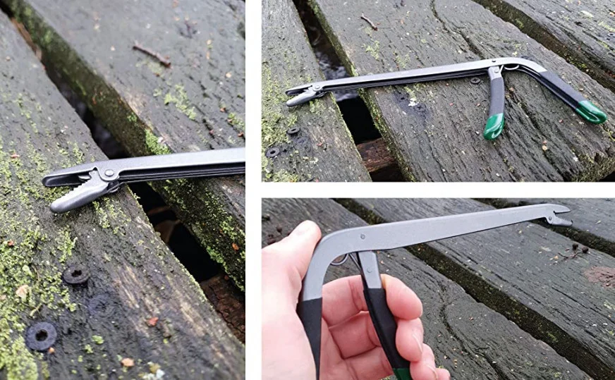 Hakenlöser Zange Pistol 24,5cm Raubfisch Hecht Angeln Zite Fishing - Unsere Lösezange im Outdoor Einsatz