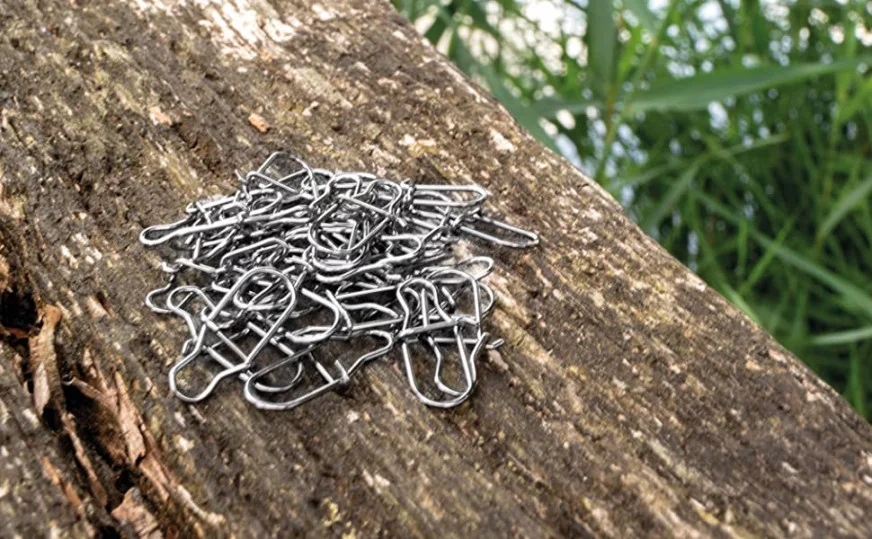 Zite Fishing Karabiner Snaps Einhänger Sortiment für Spoons 150 Stück - Unsere Karabiner-Snaps im Outdoor Einsatz