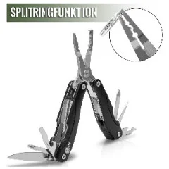 Zite Fishing 12-in-1 Multifunktions-Angelwerkzeug Tool - Mit Splitringfunktion