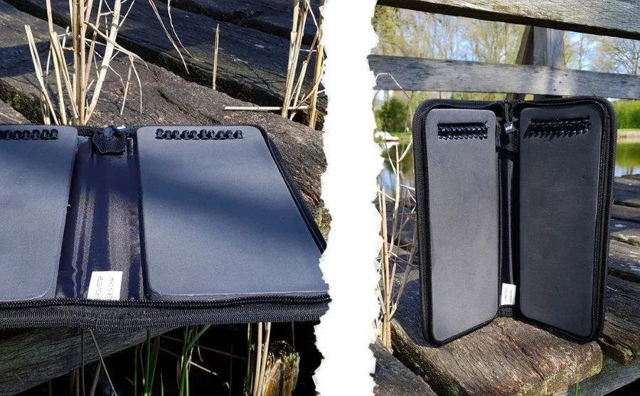 Zite Fishing Rig-Wallet Vorfach-Brieftasche 30 cm - Unsere Vorfachtasche im Outdoor-Einsatz