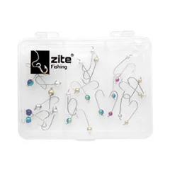 Zite Fishing Tungsten Jighead Set 27 Stück 0,3-1,2g - Praktische Kunststoffbox