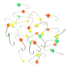 Zite Fishing Tungsten Jighead Set 27 Stück 0,3-1,2g Neon - Fertige Montage