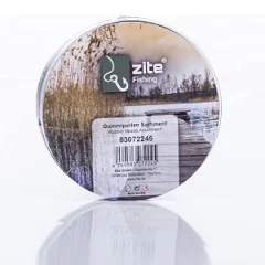 Gummiperlen Schnurstopper Perlen Sortiment 100 Stück in Dose Zite Fishing - Spender-Dose