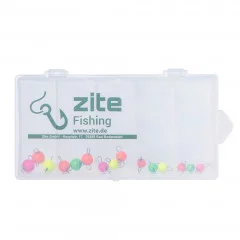 Tungsten Mini Cheburashka Sortiment Neon 0,5-2g Box Zite Fishing - Sortierbox