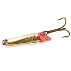 Löffelblinker Set zum Raubfisch Angeln Gold 16-34g 3-teilig Zite Fishing - Rotes Herz