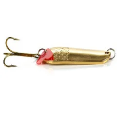 Löffelblinker Set zum Raubfisch Angeln Gold 16-34g 3-teilig Zite Fishing - Drilling und Sprengring