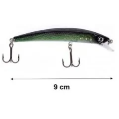 Wobbler Set Zander & Hecht 9-13cm Flachlaufend UV-Aktiv Zite Fishing - Mit scharfen Drillingen mit Widerhaken